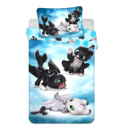 Patalynė bawełniana 100x135 How to train your dragon 8766 do ł&oacute;żeczka poszewka 40x60