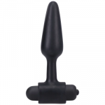 Doc Johnson Vibrating Anal Plug 10-Function 4" Silicone Juodas