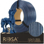 3D plastkas PLA blizgantis mėlynas (Galaxy Navy Mėlyna) 1.75mm 1kg refill pakuotė Rosa3D