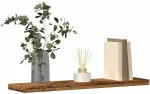 Sieninės lentynos, 4vnt., medienos, 40x10x1,5cm, mediena