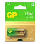 GP Battery GP - Ultra Alkaline C baterijos, 14AU/LR14, 1,5 V, 2 vnt. pakuotė
