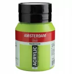 Talens Akrilinė dažai - Amsterdam - 500ml - Geltonai žalias - Auk&scaron;tas atsparumas &scaron;viesai - Patvarus