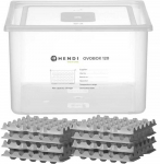 Hendi Kiau&scaron;inių talpykla 8 padėklai 120 kiau&scaron;inių OVOBOX 18 l 355 x 325 x 200 mm