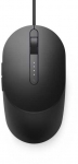 DELL Pro Pelė su laidu - MS3220 - Juodas, Ambidextrous, lazerinis, USB Type-A, 3200 DPI, 2 ms, Juodas