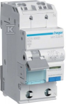 Hager Polo ADS906D RCBO 1P+N 6kA B6A 0.03A A tipo greitosios jungties ADS906D