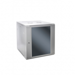SOMI Networks | 22U, 19&Prime; Network Wall Cabinet | 22U-60/60FPC | With Front Glass Doors; Unassembled | Gylis: 60 cm | Gray
