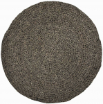 Bazaar Kilimas, jūros žolė, 2x2 m, juodas