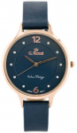 Laikrodis WOMEN'S WATCH G. ROSSI - 10411A-6F3 ON PASK (zg714g) + BOX