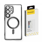 Wozinsky Electroplated Magsafe Samsung Galaxy S24 FE - dėklas telefonui juodos spalvos