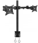 Techly LCD/LED stalinis laikiklis 13-27 colių, dvigubas, 2x10kg, juodas