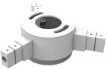 Linijinės sistemos PIPE Y formos 120&deg; kampo sujungimas, baltas, K1002143B