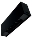Lubinis &scaron;viestuvas 10W LED pavir&scaron;inis &scaron;viestuvas DOT S DOWN, juodas, 3000K, 48˚