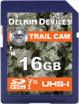 Atminties kortelė Delkin SDHC Trail Cam R100/W30 (V10) 16GB