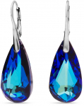 Sidabriniai auskarai su Swarovski kristalais Brasco 53504