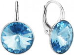 Sidabriniai auskarai su Swarovski kristalais Brasco 56972