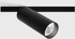 19W LED &scaron;viestuvas TUB M A 140 į magnetinę sistemą IN_LINE, juodas, 3000K, 50&deg;, DALI