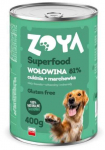 Usorteret Drėgnas &Scaron;unų Maistas - ZOYA Supermaistas Su Jautiena 400g