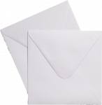 Focus Envelope Baltas 160x160 100g 500pcs