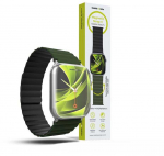 Mobile Origin magnetinis laikrodžio dirželis II, žalias/juodas &ndash; &bdquo;Apple Watch&ldquo; 49 mm / 46 mm / 45 mm / 44 mm