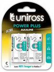 Uniross Batteries Uniross Power Plus C / LR14 standartinės baterijos 7000mAh, 2 vnt.