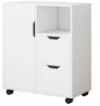 Rebiko Spausdintuvų stovas Stalas Knygų spinta 3 lentynos Modernus 60 cm