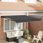 Markizės rėmas Antracitas 300 x 250 cm Poliesteris su PU danga