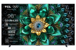 TCL Q6C 98Q6C televizorius 2,49 m (98") 4K &bdquo;Ultra HD&ldquo; i&scaron;manusis televizorius &bdquo;Wi-Fi&ldquo; metalinis