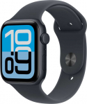 Apple Watch SE 3&nbsp;GPS + Cellular 44mm&nbsp;Midnight Aluminium Case with Midnight Sport Band - S/M - MEPH4ET/A