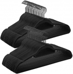 SONGMICS pakabų rinkinys, 50 vnt., 43,5 cm ilgio, juodos spalvos