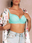 Moteri&scaron;ka push-up liemenėlė ulr344 - turkio spalvos