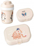 Rinkinys: 200 ml buteliukas ir HOP ON AT HOME prie&scaron;piečių dėžutė, 3 dalių, KOZIOL