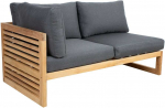 Lauko baldų komplektas Home4You Modulinė sofa SERENITY 2-vietė su de&scaron;ine rankena
