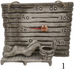 Timo Keraamika Keraminis pirties termometras - maža statinė kvapams, 1