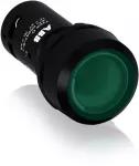 ABB Monostabilus įgaubtas mygtukas 1NO žalias - 1SFA619100R1312