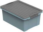 Plastikinė dėžė su dangčiu Compact Eco Line 38L/57x40x25cm Horizon Mėlyna