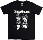 Rock Mar&scaron;kinėliai The Beatles Juodas & Baltas Band, Dydis: M