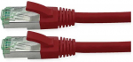 ROLINE RM Patchkabel Cat.6A S/FTP (PiMF), raudona, 1 m