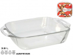 Didelė kvadratinė kepimo forma 3,8 l, 7 x 34,5 x 28 cm, MARINEX
