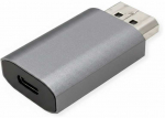 VALUE USB Typ C - DisplayPort, bidirektionaler Adapteris, BU/ST, 8K60Hz
