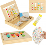 Montessori medinis loginis žaidimas spalvos