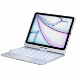 Dėklas Typecase Flexbook Touch su klaviatūra do iPad Air 11" 2024/2025 sidabrinė