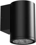 Sieninis &scaron;viestuvas 6W LED sieninis fasado &scaron;viestuvas SPOT ROUND, juodas, 3000K, 15&deg;, IP65