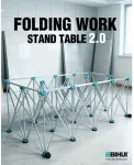 I&scaron;skleidžiamas darbo stalas 220&times;115&times;82 cm Bihui LFFB