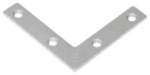 DMX Kampas plok&scaron;čias NA05 50x50x10x2.0 mm cinkuotas