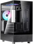SilverStone Lucid 04, Tower-case - juodas, Tempered Glass x 2