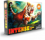 AK Interactive Intense Colors 3rd Gen akrilinių dažų rinkinys 6 vnt