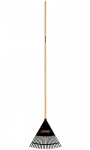 Vėduoklinis grėblys FISKARS SOLID WOOD, 20 dantų, 43 cm, lapams