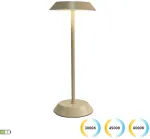 2W LED įkraunamas stalo &scaron;viestuvas CALIFORNIA, smėlio sp., 3000/4500/6000K, dimeriuojamas, 4350500
