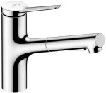 Virtuves jaucējkrāns Hansgrohe Zesis M33, hroma krās.