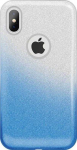 Dėklas GreenGo Apple iPhone X/Xs Gradient Glitter 3in1 Case Mėlyna